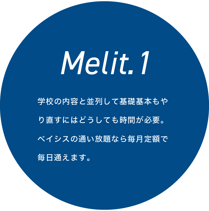 Merit.1 毎日でも通える